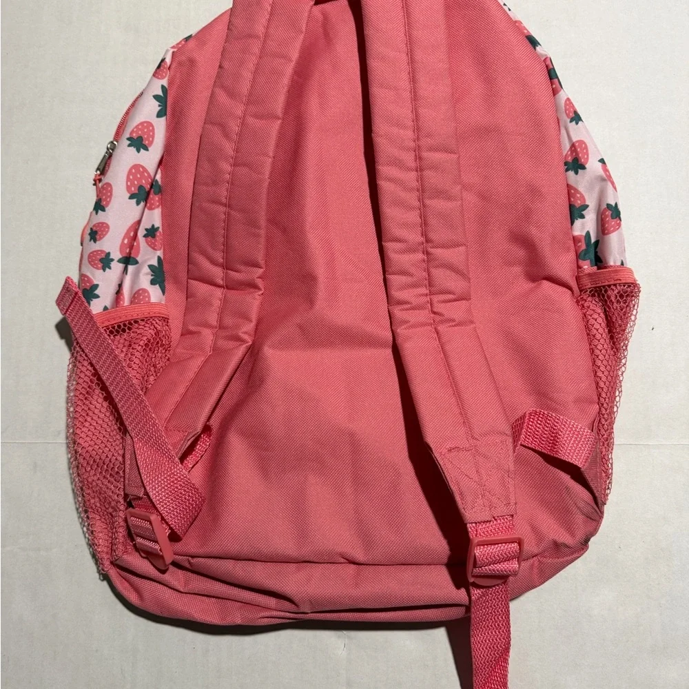 Unbranded Cute Pink Strawberry AOP Backpack w/ adj straps‎ #A111